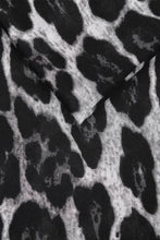 Load image into Gallery viewer, Classic Leopard Print Scarf | Grey