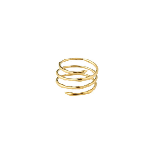 Spiral Ring | Gold Plated