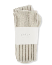 Load image into Gallery viewer, Long Boot Sock | Stone | CHALK UK