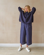 Load image into Gallery viewer, Vicki batwing jumper in Navy