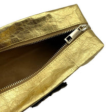 Load image into Gallery viewer, Gold makeup case made from super strong Kraft paper
