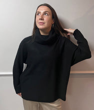 Load image into Gallery viewer, Cowl Neck Jumper | Black
