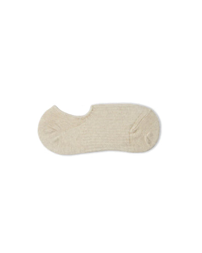 A lovely soft oatmeal trainer sock with a ribbed texture in 80% cotton and 20% spandex