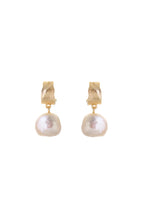 Load image into Gallery viewer, Freshwater Pearl Earrings Gold