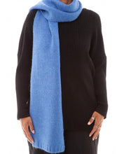 Load image into Gallery viewer, Blue Soft Ribbed Scarf