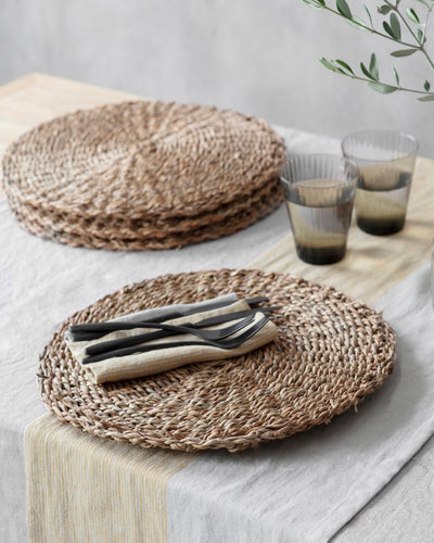 Placemats | Natural Braided Seagrass