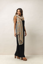 Load image into Gallery viewer, Vintage Tiles Blue Scarf | One Hundred Stars