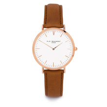 Load image into Gallery viewer, Classic watch with camel strap