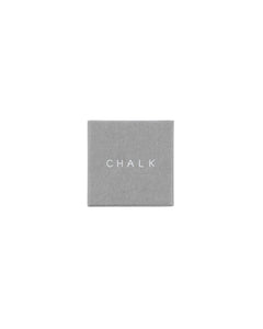 Small Sterling Silver Square Hoop Earrings | Chalk UK