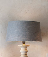 Load image into Gallery viewer, Grey linen effect lampshade