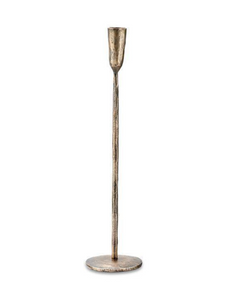 Mbata Antique Brass Candlestick | Large