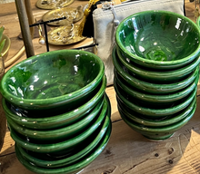Load image into Gallery viewer, Handmade Green Bowls | Moroccan Pottery