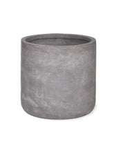 Load image into Gallery viewer, A weatherproof and frost proof planter in grey. A minimalist block design.