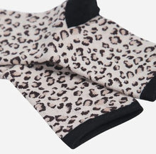 Load image into Gallery viewer, Micro Leopard Print Cotton Socks | Beige Black