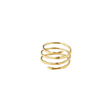 Load image into Gallery viewer, Spiral Ring | Gold Plated