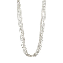 Load image into Gallery viewer, A necklace made from seven chain strands of different designs