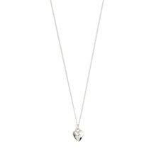 Load image into Gallery viewer, Small silver heart pendant necklace