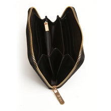 Load image into Gallery viewer, Black Bromley Purse With Bee Detail | Alice Wheeler London