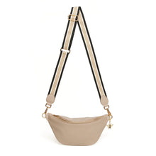 Load image into Gallery viewer, Banana Crossbody Half Moon Bag | Stone | Alice Wheeler