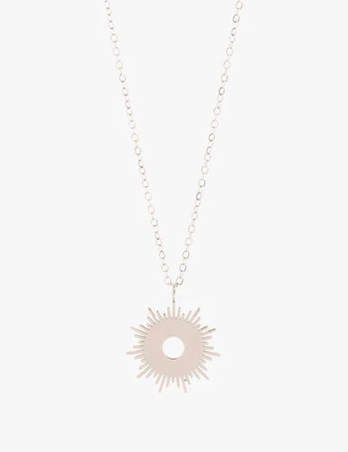 Burning sun necklace