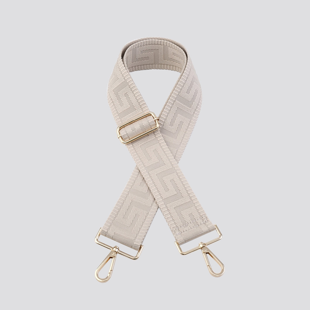 cream designer inspired bag strap