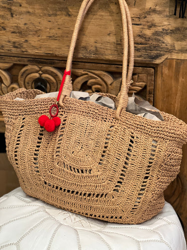 Crochet Raffia Basket - perfect for Summer
