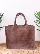 Load image into Gallery viewer, Large book tote perfect as an elegant laptop bag or document bag