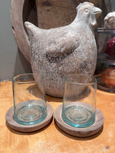 Load image into Gallery viewer, Use your walnut dishes as glass or hot drink coasters