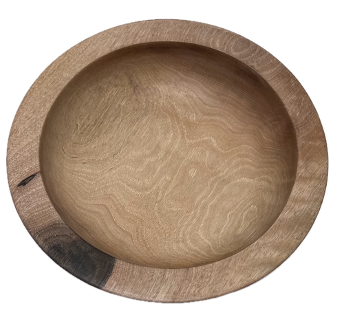 30 cm walnut wood bowl