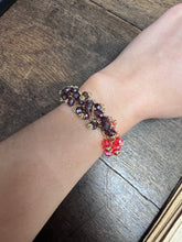 Load image into Gallery viewer, Sparkly bead cluster bracelet