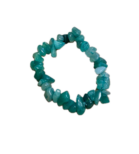 Amazonite green semi-precious stone bracelet