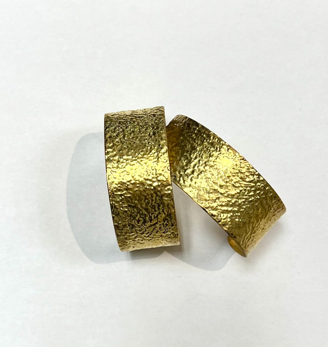 Textured Brass Cuff Bracelets at BE Lifestyle Boutique