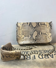 Load image into Gallery viewer, Luxe Python Effect Large Leather Handbag