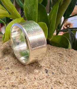 Chunky Sterling Silver Band Ring