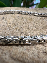 Load image into Gallery viewer, Byzantine Bali Chain Bracelet | Sterling Silver