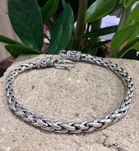 Load image into Gallery viewer, Sterling silver snake chain bracelet
