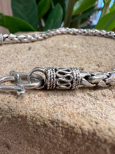 Load image into Gallery viewer, Handmade Sterling Silver Snake Link Bracelet