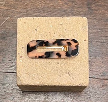 Load image into Gallery viewer, Tortoise shell print hair slide