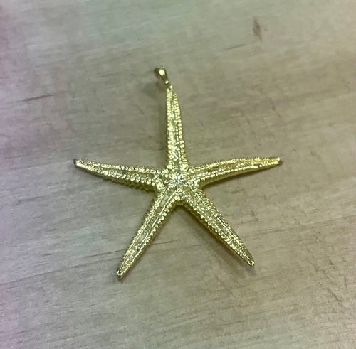 starfish pendant 4 cm width
