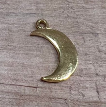 Load image into Gallery viewer, Dainty Moon Charm | Gold