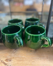 Load image into Gallery viewer, dark green mugs