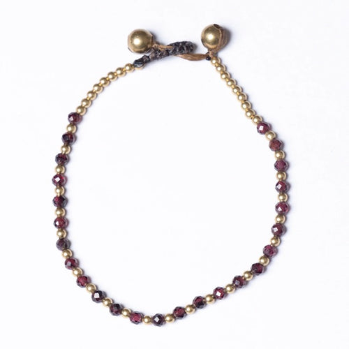 Garnet Birthstone Bracelet for January