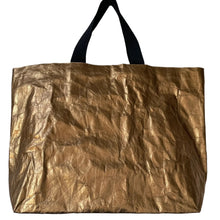 Load image into Gallery viewer, A giant sized bronze shopper. Sturdy and stylish