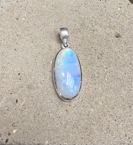 Moonstone Pendant in a sterling silver setting