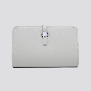 Pale grey wallet purse