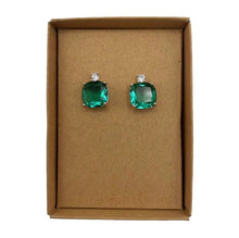 Load image into Gallery viewer, Sophisticated luxe gem earrings