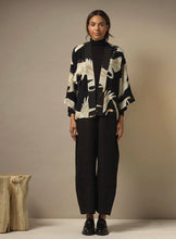 Load image into Gallery viewer, Stork Crepe Kimono in Black - One Hundred Stars