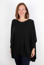 Load image into Gallery viewer, Caty Oversized Round Neck Jumper - Amazing | Black
