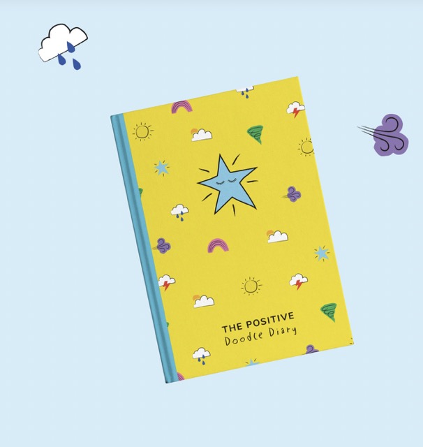 The Positive Doodle Diary - a colourful wellbeing diary for children from 5