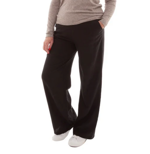 Black linen pants